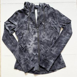 Lululemon Hooded Nulu Define Jacket, Size 6, Diamond Dye Lunar Rock